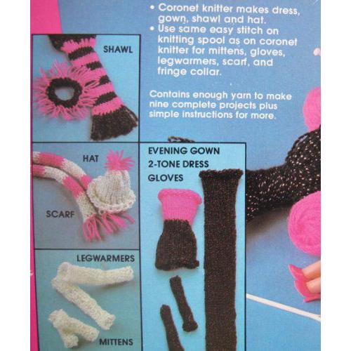ビンテージ Barbie(バービー) GLITTER KNITTING KIT / Easy To Use LOOM & GLITTER YARN (1986) |  | 03