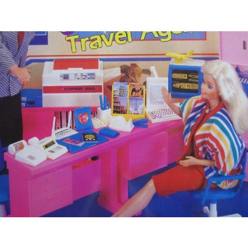 Barbie(バービー) Travel Agent 42 Piece Set / Diorama & Barbie(バービー) World Passport (1986) |  | 02