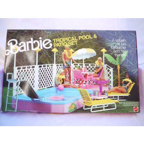 Barbie(バービー) Tropical Pool ＆ Patio Set (1986)