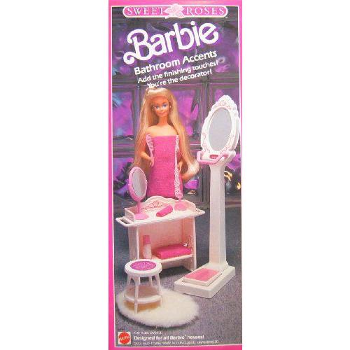Barbie(バービー) SWEET ROSES BATHROOM ACCENTS / Upright SCALE & MORE! (1987 Mattel Hawthorne) | 