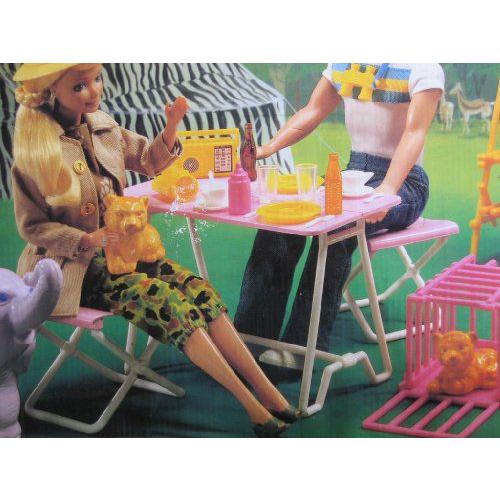 Barbie(バービー) ANIMAL CARE JUNGLE ADVENTURE Playset / 47 Pieces & Diorama (1987 Arco Toys， Matt |  | 03