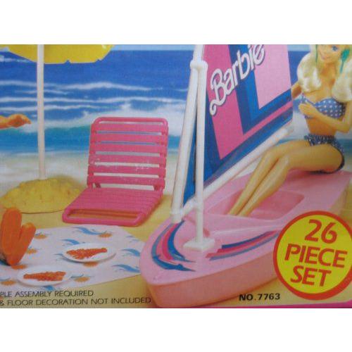 California Dream Barbie(バービー) Malibu Beach Party 26 Piece Playset (1987 Arco Toys， Mattel) |  | 01