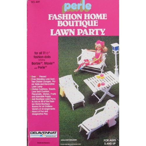 PERLE ファッション Home Boutique LAWN PARTY Playset For Barbie(バービー)， MAXIE & 11.5” ファッシ | 