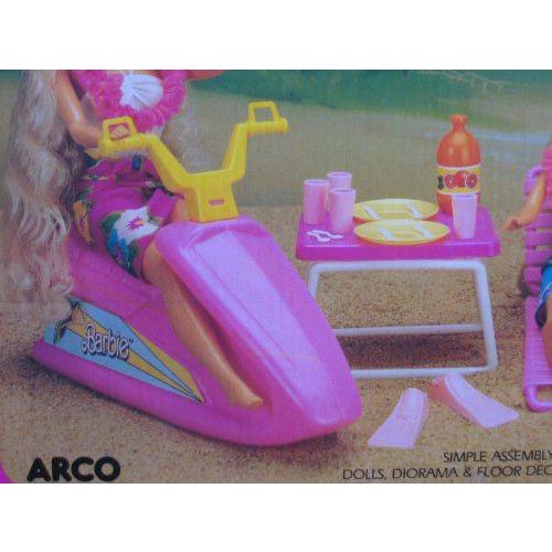 ISL＆ FUN Barbie(バービー) SURF SET 25 Piece Playset (1987 Arco Toys， Mattel) |  | 01