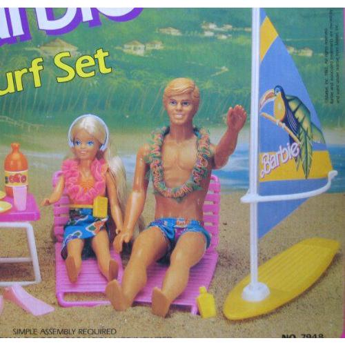 ISL＆ FUN Barbie(バービー) SURF SET 25 Piece Playset (1987 Arco Toys， Mattel) |  | 02