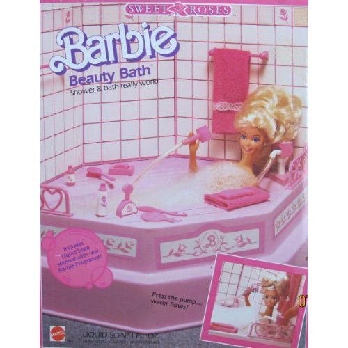 Barbie(バービー) SWEET ROSES BEAUTY BATH Playset / Working SHOWER & BATH! (1987 Mattel Hawthorne) | 