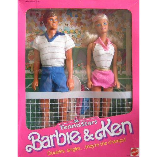 ビンテージ Barbie(バービー) & KEN(ケン) テニス Stars 人形 / テニス アクセサリー (1988 Mattel Hawth | 