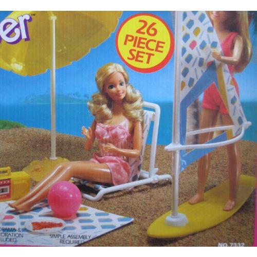 Barbie(バービー) & スキッパー Beach Party Playset / 26 Pieces (1988 Arco Toys， Mattel) |  | 02