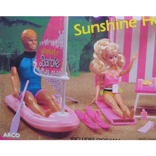 Barbie(バービー) Beach Blast Sunshine ホリデー 35 Piece Playset / Diorama (1988 Arco Toys， Mattel |  | 01