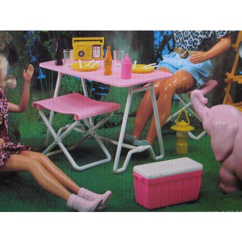 ANIMAL LOVIN' Barbie(バービー) SAFARI Playset 25 Piece Set (1988 Arco Toys， Mattel) |  | 01