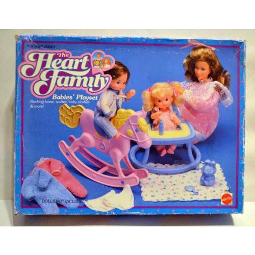 The HEART FAMILY Babies' Playset ビンテージ Mattel 1988 Rare- Barbie(バービー)'s Neighbor Family | 