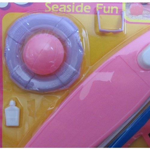 Barbie(バービー) SEASIDE FUN Playset - SEA SIDE Set / WIND SURFING SAIL ボート & MORE! (1988 Arco |  | 02