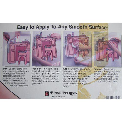 Barbie(バービー) 10 Piece ROOM DECORATIONS Jumbo Stick On Peel Off Mylar Barbie(バービー) SET - Do |  | 03