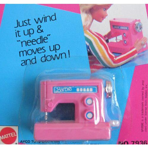 Action Accents Barbie(バービー) SEWING MACHINE (Pink Color) - Wind It Up & ”Needle” Moves Up & D |  | 01