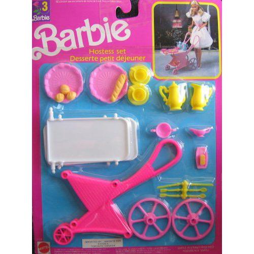 Barbie(バービー) Hostess Set - Tea Cart & Tea Set (1989 Mattel Canada) | 
