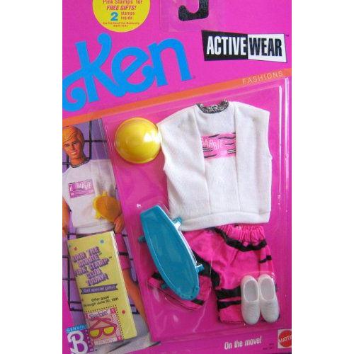 Barbie(バービー) KEN(ケン) Active Wear ファッション SKATE BOARDING On The Move! (1989) | 