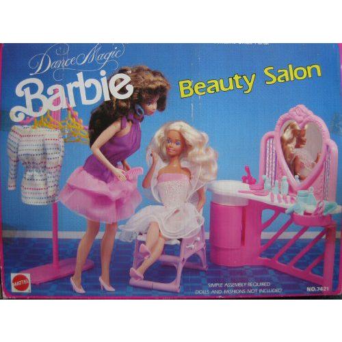Dance Magic Barbie(バービー) BEAUTY SALON Playset / Vanity & アクセサリー! (1989 Arco Toys， Matte | 