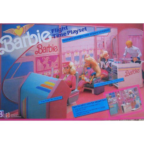 Barbie(バービー) FLIGHT TIME Playset / ”Working” TICKET DISPENSER & Much More! (1989 Mattel Hawt | 
