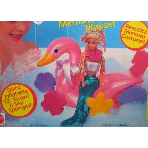 Bathtime Fun Barbie(バービー) Mermaid & Swan Playset / Mermaid Costume (1990 Arco Toys， Mattel) |  | 02