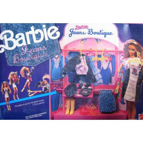 Barbie(バービー) Jeans Boutique Playset - 15 Pieces (1990) | 