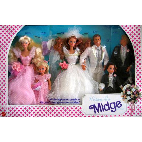 Barbie(バービー) ウェディングパーティー MIDGE ギフトセット / 6 人形: Barbie(バービー)， KEN(ケン) | 