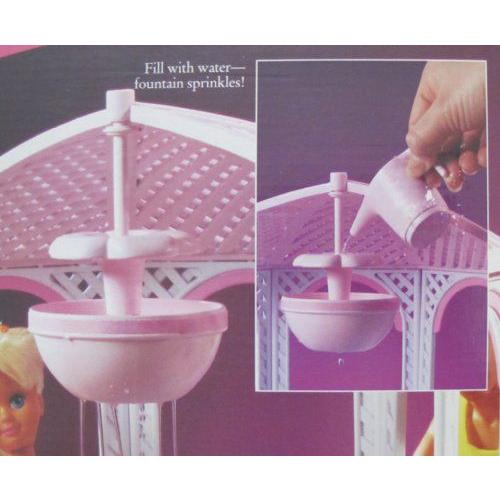 Pink Sparkles Barbie(バービー) Bubbling Pretty Spa Playset / Hanging Fountain (1991) |  | 03