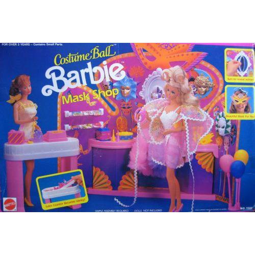 Barbie(バービー) Costume Ball Barbie(バービー) MASK SHOP Playset (1991 Arco Toys， Mattel)