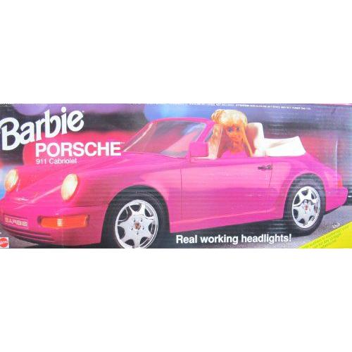Barbie(バービー) PORSCHE 911 CABRIOLET Vehicle CAR / Working HEADLIGHTS! (1992) | 
