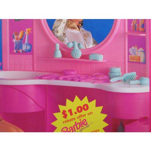 ハリウッド Hair Barbie(バービー) Beauty Center Playset (1992 Arcotoys， Mattel) |  | 01