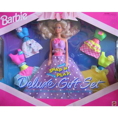 Barbie(バービー) Snap 'N Play デラックス ギフトセット / 16 Snap-On ファッション Pieces (1992) | 