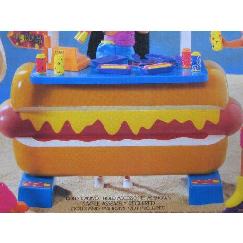 Barbie(バービー) Rollerblade SNACK ST＆ Playset / Hot Dog Counter & MORE! (1992 Arcotoys， Mattel) |  | 01