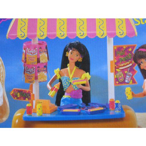Barbie(バービー) Rollerblade SNACK ST＆ Playset / Hot Dog Counter & MORE! (1992 Arcotoys， Mattel) |  | 02