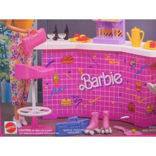 Barbie(バービー) SNACK SHOP Playset / Counter， Soda Machine & MORE! (1992 Arcotoys， Mattel) |  | 01