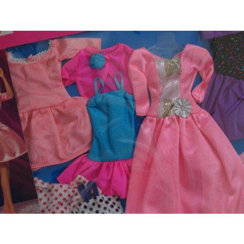 Barbie(バービー) 10 ファッション ギフトセット - Easy To Dress (1992 Arcotoys， Mattel) |  | 01