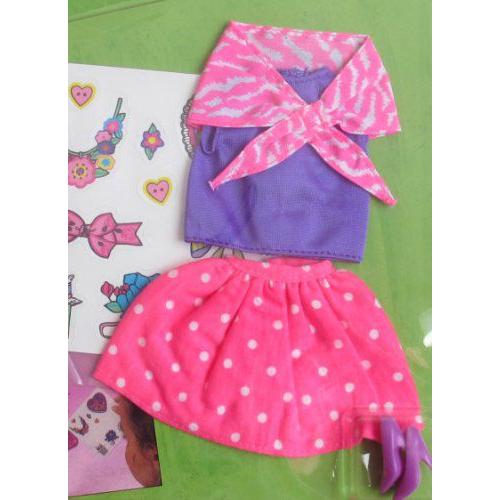 Barbie(バービー) PRETTY STICKERS ファッション (Pink & Purple) Easy To Dress (1992) |  | 01
