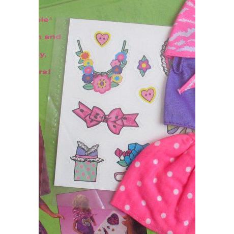 Barbie(バービー) PRETTY STICKERS ファッション (Pink & Purple) Easy To Dress (1992) |  | 02