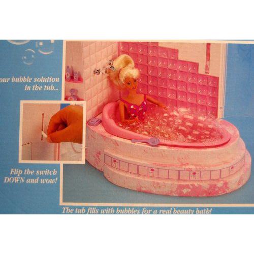 Barbie(バービー) BUBBLIN' SHOWER BATH Playset ”SPRAYS” Real BUBBLES! (1992) |  | 03