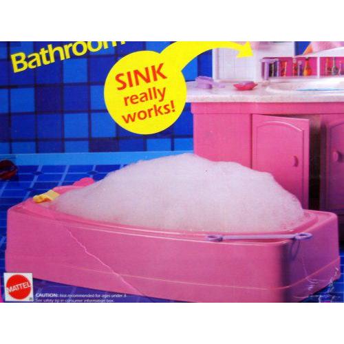 Barbie(バービー) Bathroom Playset / Working Sink (1993 Arcotoys， Mattel) |  | 03