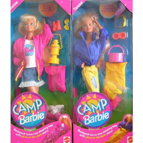 Set of 5 CAMP バービー人形 / Teresa， Midge， KEN(ケン)， スキッパー & バービー人形 (1993) |  | 01