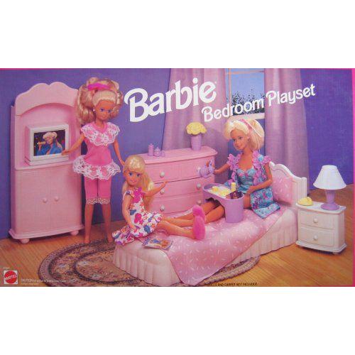 Barbie(バービー) Bedroom Playset (1993 Arcotoys， Mattel)