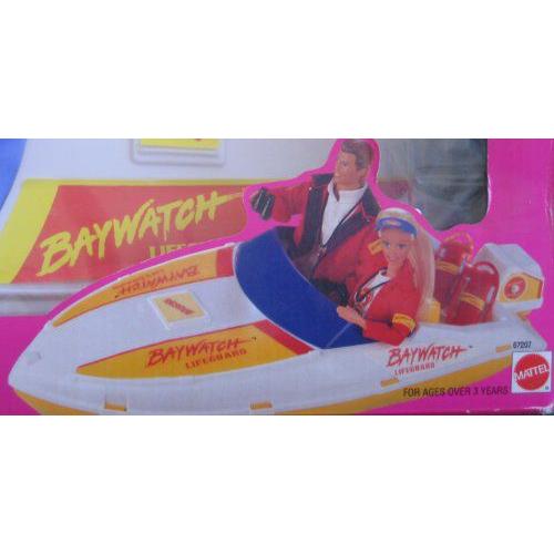 Baywatch Barbie(バービー) Rescue ボート - Lifeguard Speedボート (1994 Arcotoys， Mattel) |  | 01