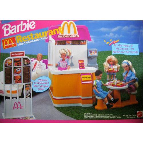 Barbie(バービー) McDonald's Restaurant / Talking Drive Thru Playset (1994) | 