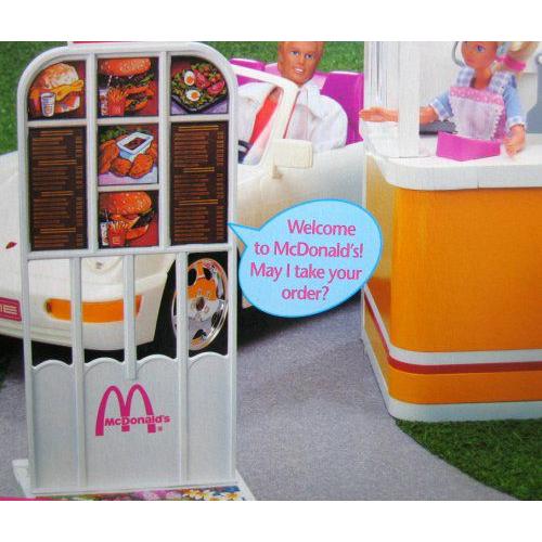 Barbie(バービー) McDonald's Restaurant / Talking Drive Thru Playset (1994) |  | 02