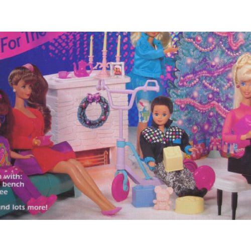 Barbie(バービー) Home For The ホリデーs Playset / Tree & Sticker Ornaments (1994 Arcotoys， Mattel |  | 02