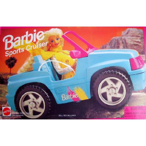 Barbie(バービー) SPORTS クルーズR Jeep VEHICLE Convertible CAR (1995 Arcotoys， Mattel) | 