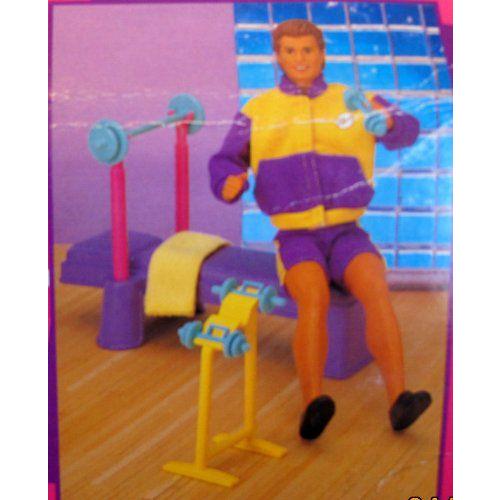 Barbie(バービー) KEN(ケン) So Much To Do Weight Liftin' Fun / 洋服， Weight Bench & More (1995 Arc |  | 03