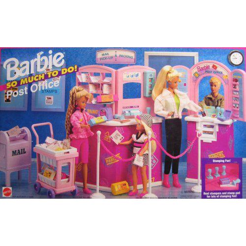 Barbie(バービー) So Much To Do Post Office Playset (1995 Arcotoys， Mattel) | 