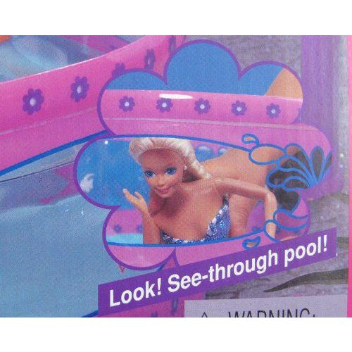 Sparkle Beach Barbie(バービー) Crystal Clear Pool Playset (1995 Arcotoys， Mattel)｜worldselect｜02