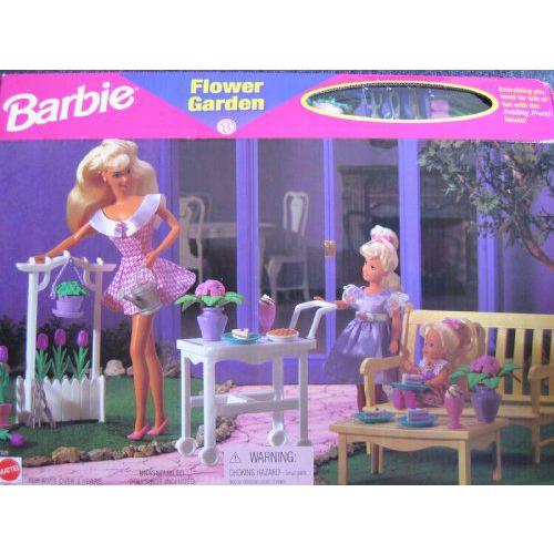 Barbie(バービー) Flower Garden Playset - Folding Pretty House (1996 Arcotoys， Mattel) | 