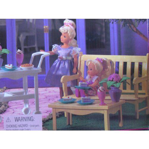 Barbie(バービー) Flower Garden Playset - Folding Pretty House (1996 Arcotoys， Mattel) |  | 01